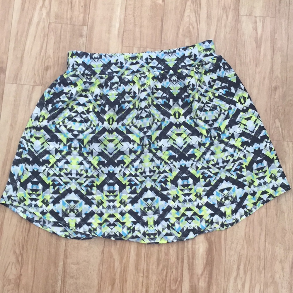 Floral skater skirt